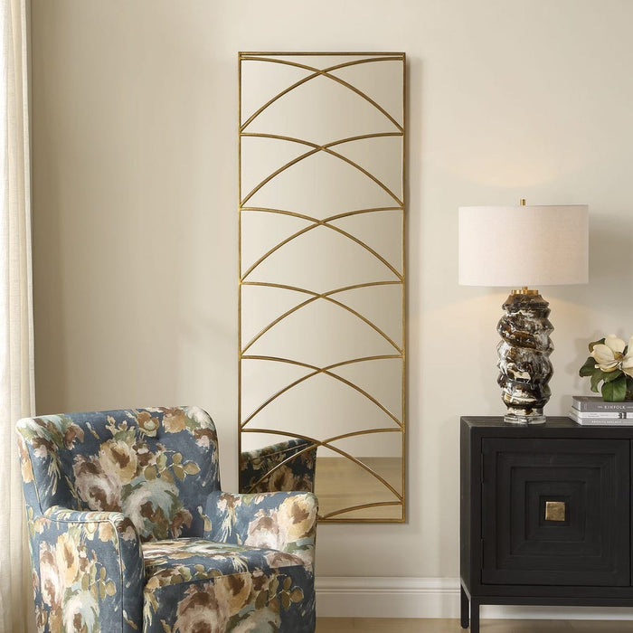 Uttermost Crossed Up Antique Gold Mirror — SHINE MIRRORS AUSTRALIA
