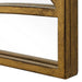 Uttermost Crossed Up Antique Gold Mirror