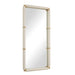 Uttermost Cyprus White Brass Mirror