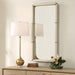 Uttermost Cyprus White Brass Mirror