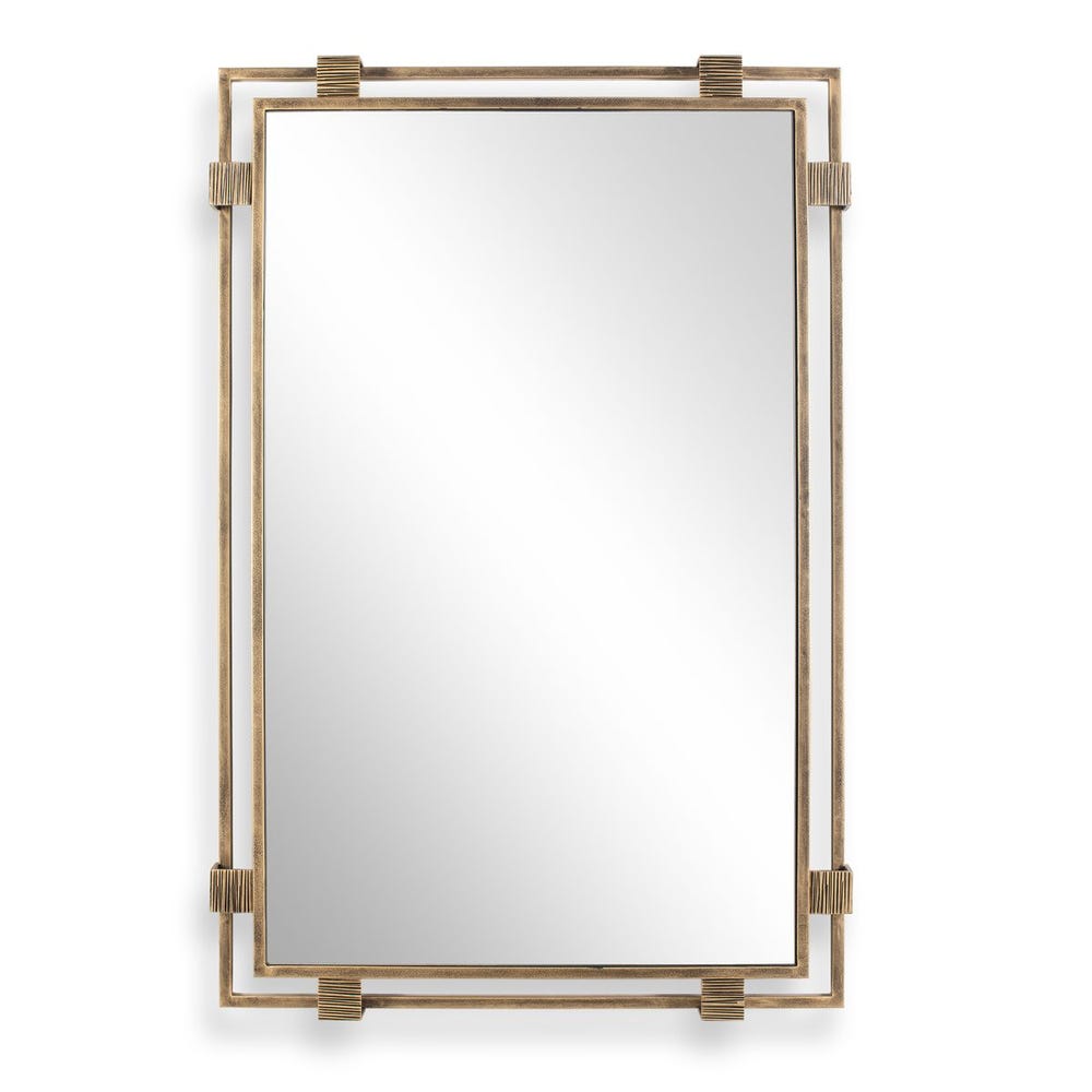 Uttermost Elsher Antique Gold Wall Mirror — SHINE MIRRORS AUSTRALIA