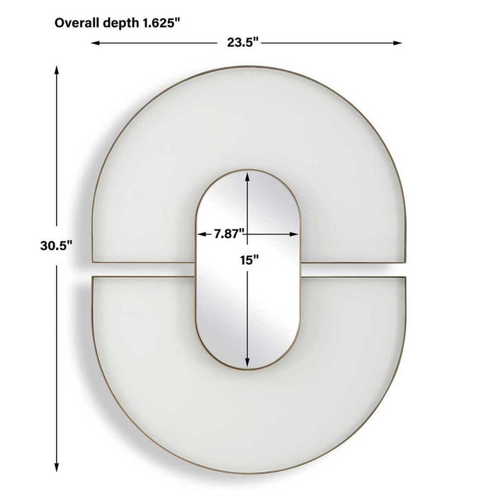 Uttermost Encase Oval Mirror