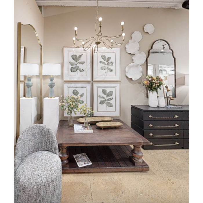 Uttermost Fiddle Head Leaf Framed Prints - Set of 4