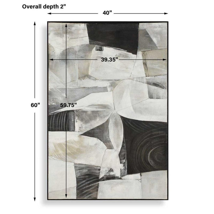 Uttermost Folding Time Framed Canvas