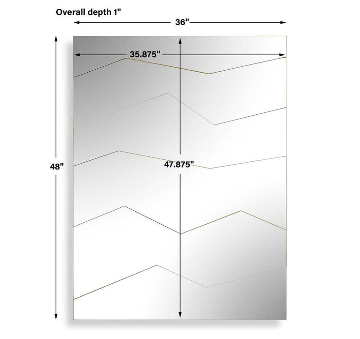 Uttermost Fracture Wall Mirror