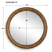 Uttermost Frontier Round Mirror