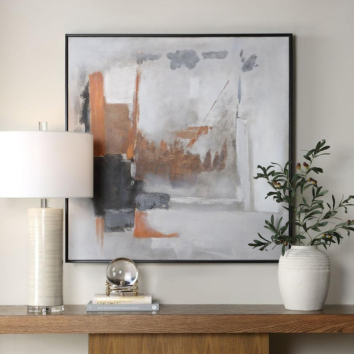 Uttermost Heat of the Moment Hand Painted Canvas