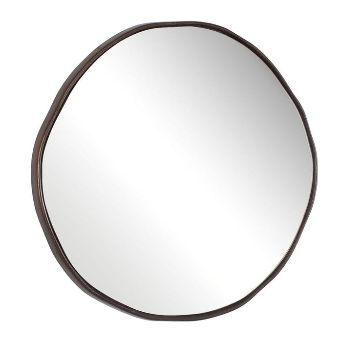 Uttermost Lowen Bronze Round Mirror
