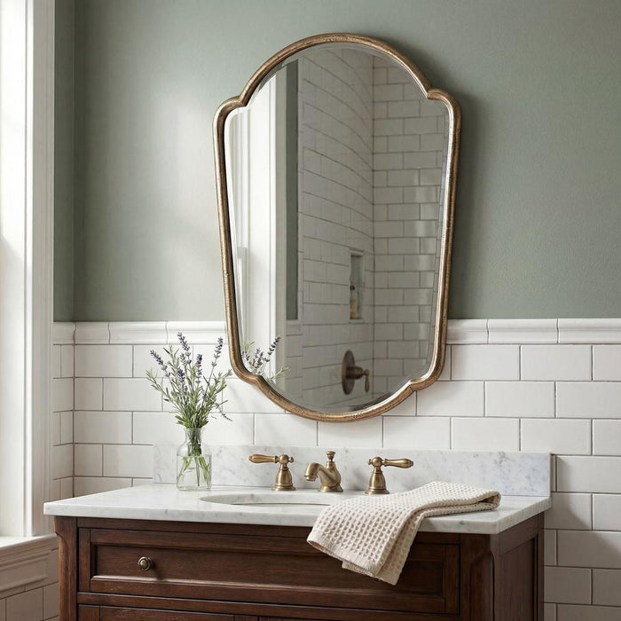 Uttermost Naomi Antique Brass Mirror