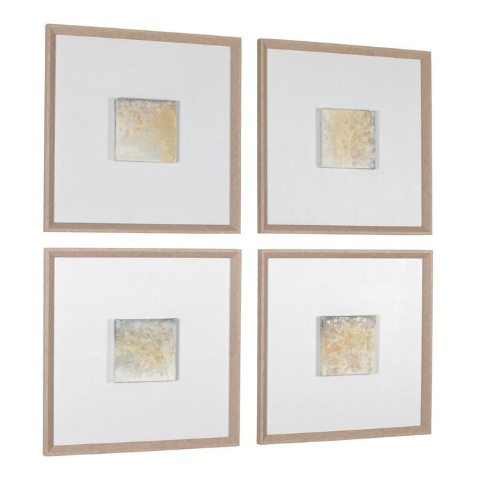 Uttermost Now & Then Hand Painted Canvases - Set of 4