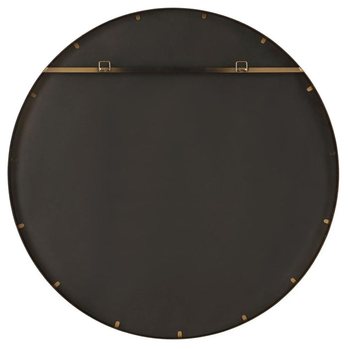 Uttermost Odeon Bronze Round Wall Mirror