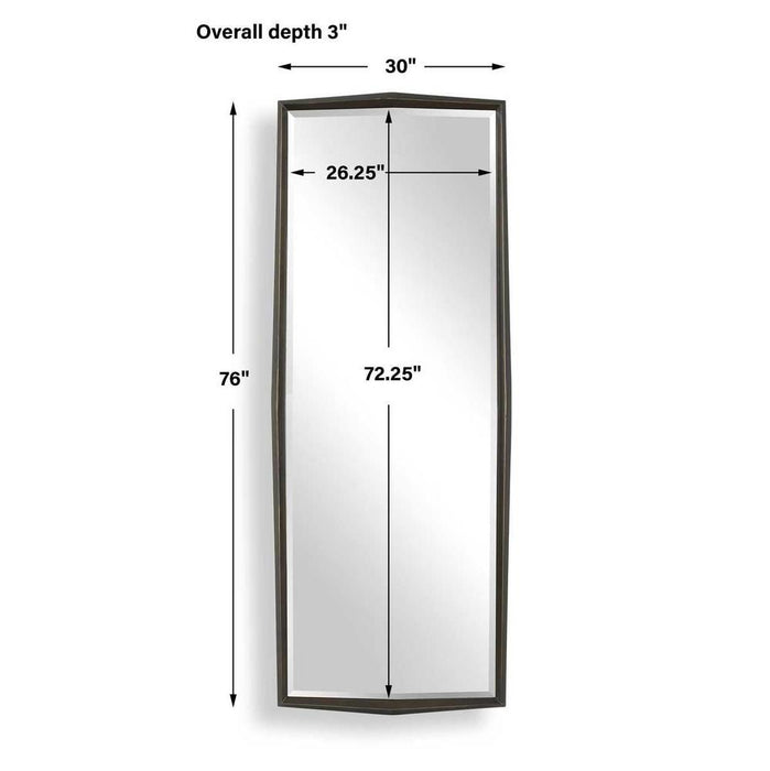 Uttermost On Point Bronze Tall Mirror