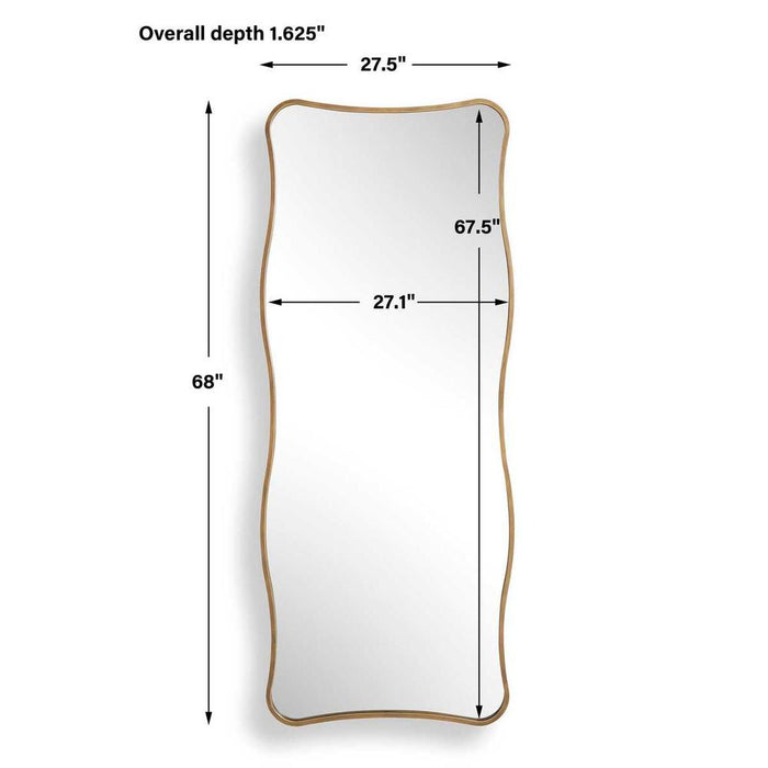 Uttermost Pavia Gold Tall Mirror