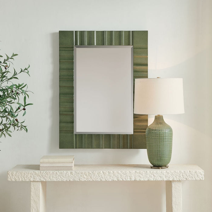 Uttermost Quincey Olive Green Wall Mirror