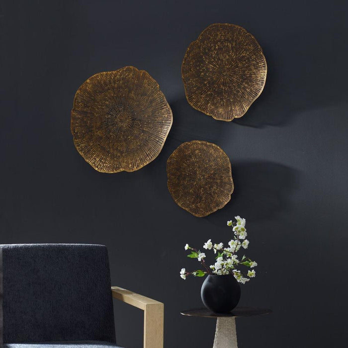 Uttermost Radiance Metal Wall Decor Set of 3