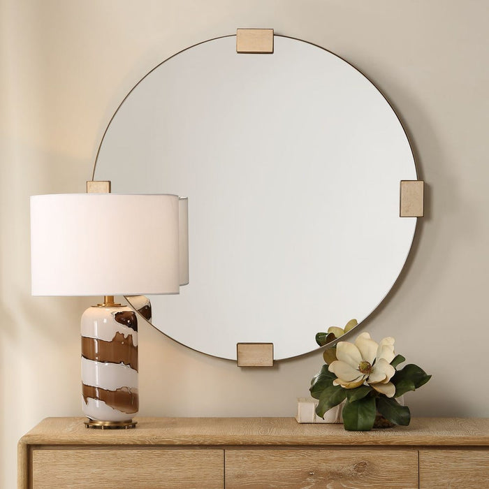 Uttermost Russo Round Mirror