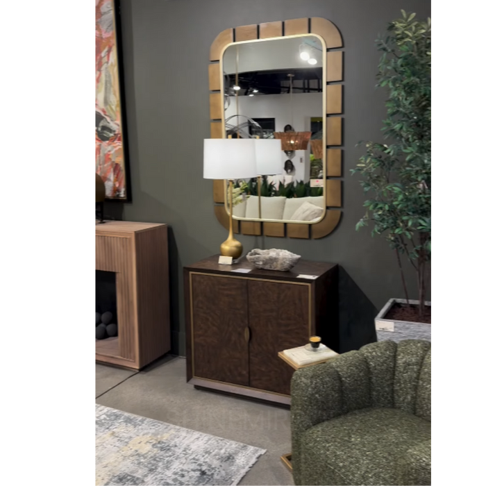 Uttermost Segment Two-Toned Wall Mirror