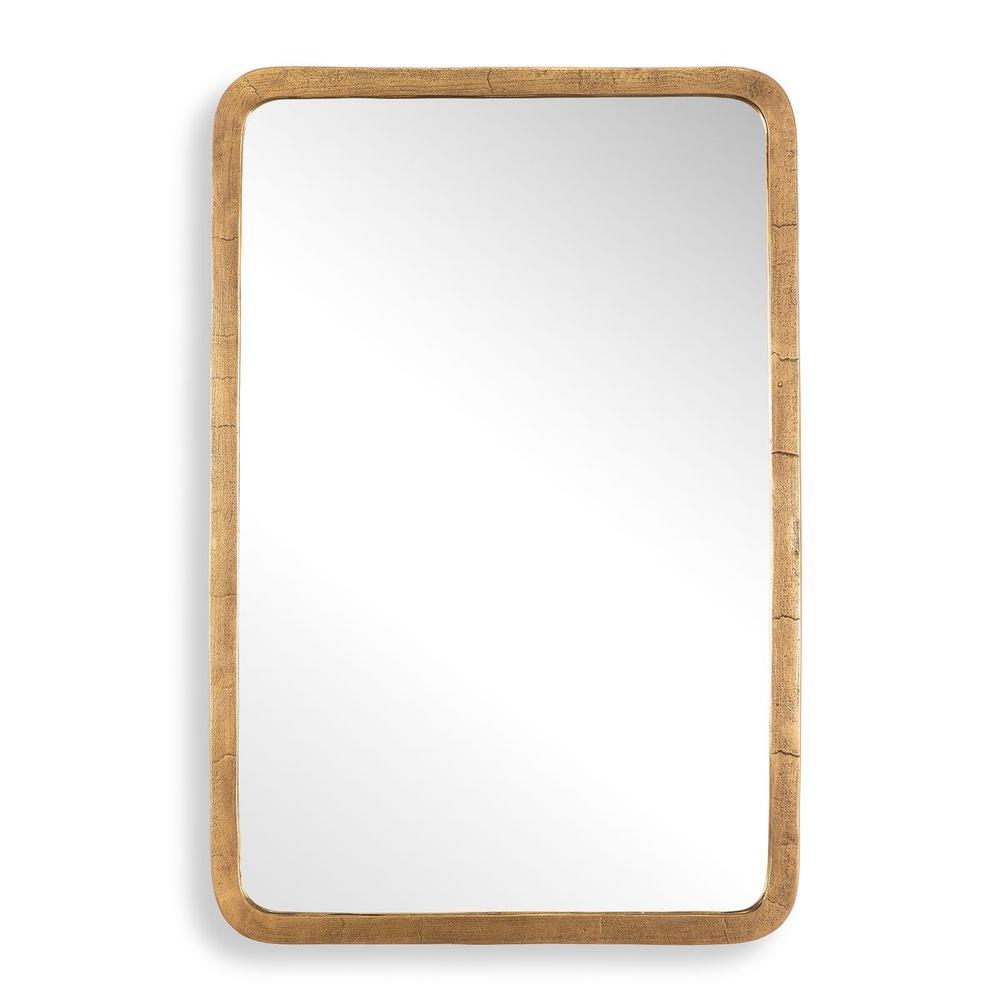 Uttermost Vestry Gold Rectangular Wall Mirror — SHINE MIRRORS AUSTRALIA