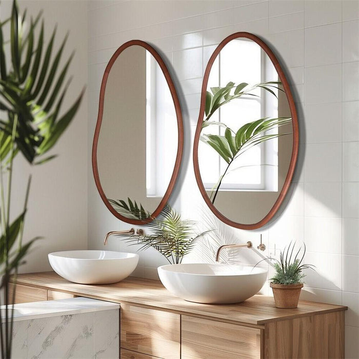 Olarte Art Deco Asymmetrical Wall Mirror
