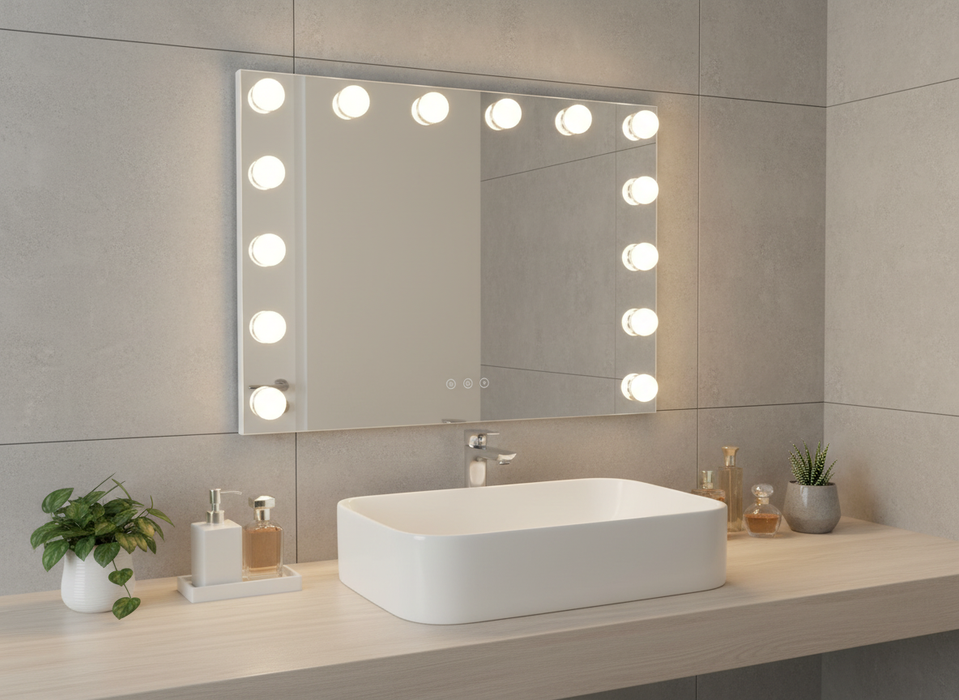 Feliz Hollywood LED Rectangle Vanity Mirror