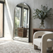 Holly Black Arched Full-Length Floor Mirror
