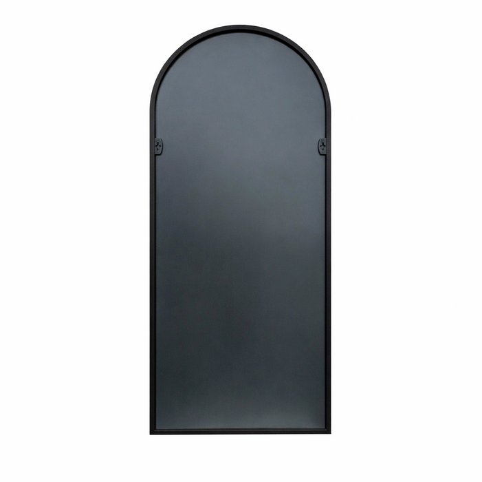 Holly Black Arched Full-Length Floor Mirror