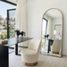 Elodia Gold Arched Full-Length Floor Mirror