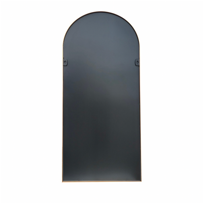 Elodia Gold Arched Full-Length Floor Mirror