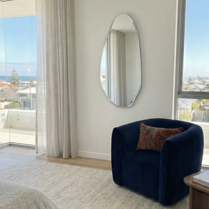 Nuria Organic LED Backlit Frameless Wall Mirror