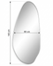 Nuria Organic LED Backlit Frameless Wall Mirror