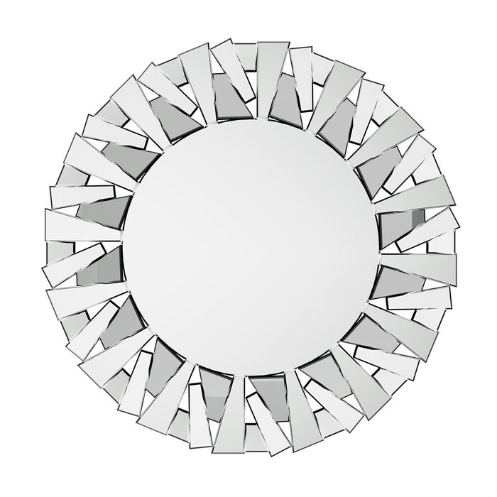 Silvera Decorative Frameless Round Wall Mirror