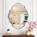 Emma Scalloped Frameless Beveled Wall Mirror