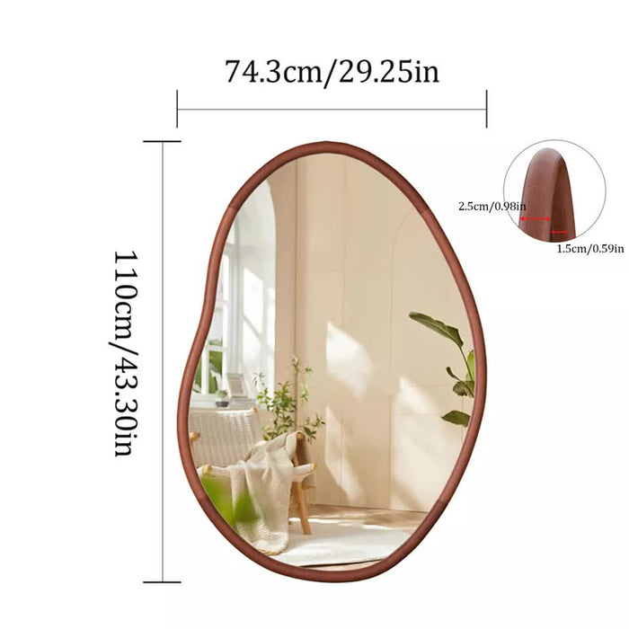 Olarte Art Deco Asymmetrical Wall Mirror
