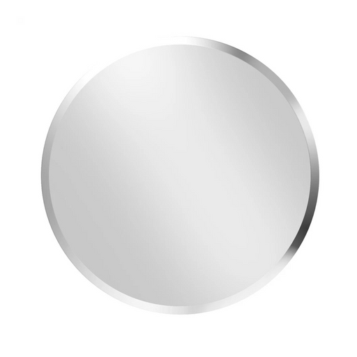 Cleofe Round Frameless Beveled Wall Mirror