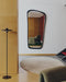 Valen Teak Black Full-Length Mirror