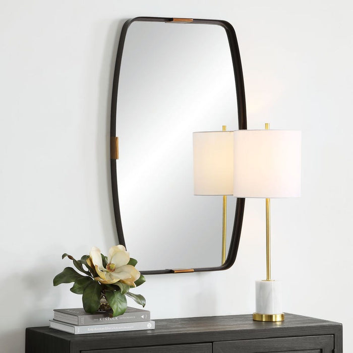 Rudy Dark Bronze Silhouette Wall Mirror