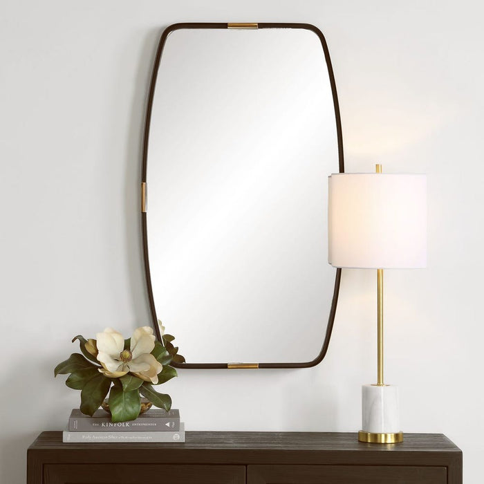 Rudy Dark Bronze Silhouette Wall Mirror