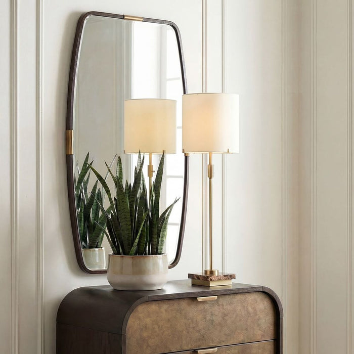 Rudy Dark Bronze Silhouette Wall Mirror