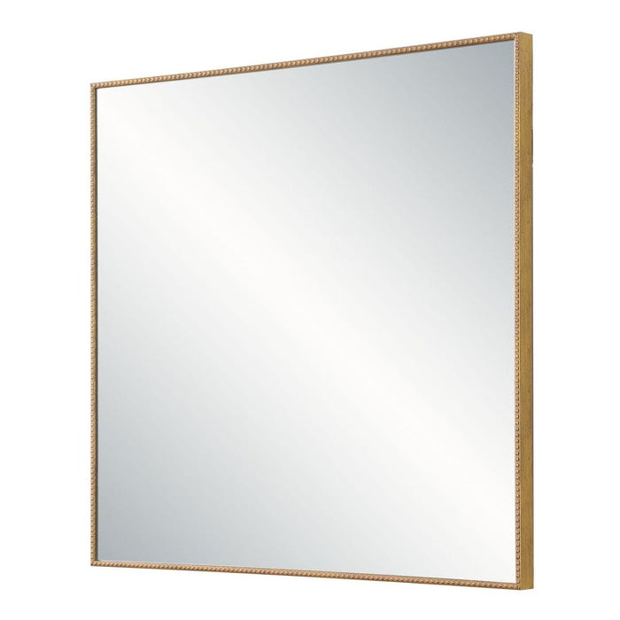Winona Antique Gold Square Wall Mirror – Set of 2