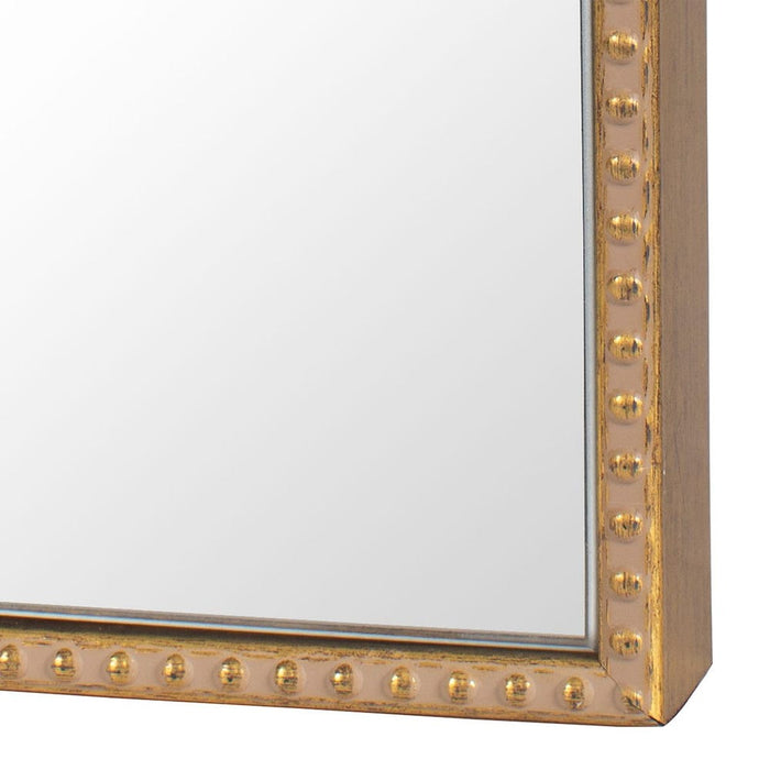 Winona Antique Gold Square Wall Mirror – Set of 2