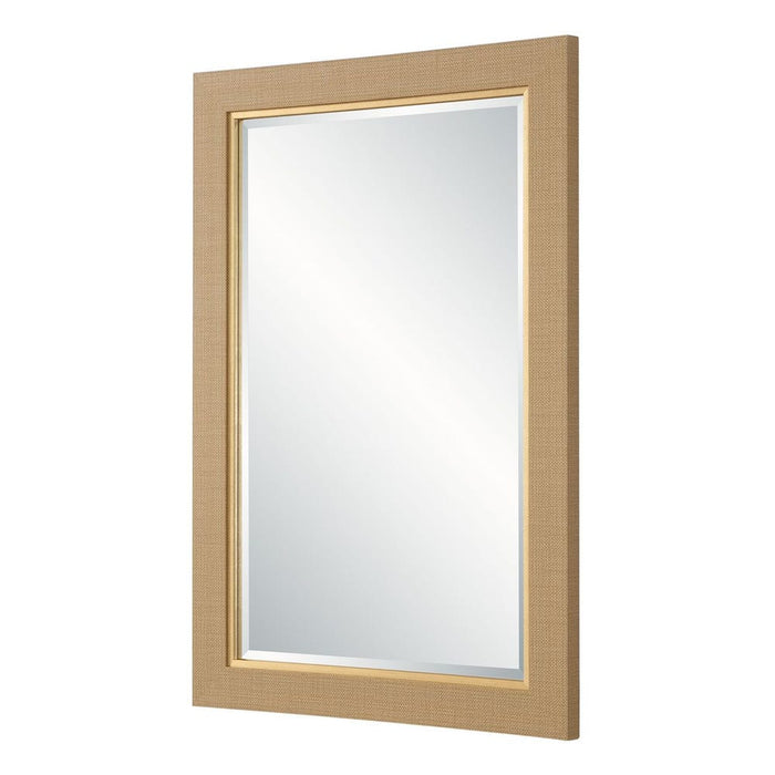 Bellemont Warm Gold Rectangular Wall Mirror
