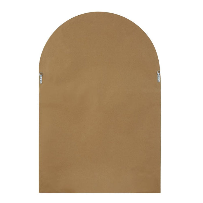Esther Natural Rattan-Look Arched Wall Mirror