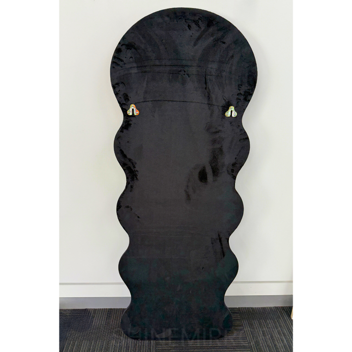 Wennie Black Velvet Full Length Mirror