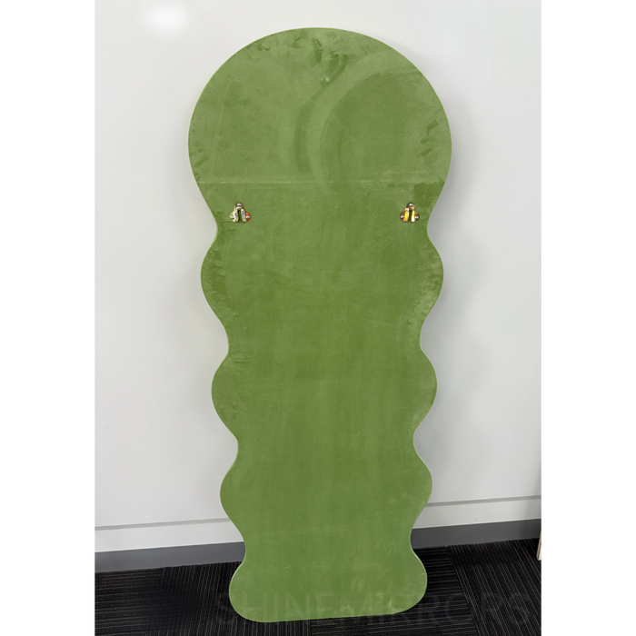 Wennie Green Velvet Full Length Mirror