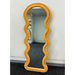 Wennie Orange Velvet Full Length Mirror