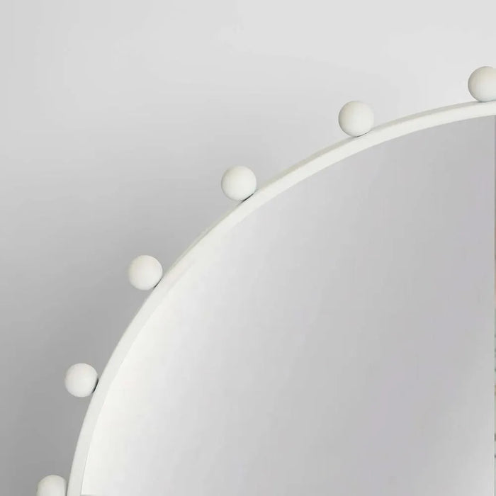 Marga Outdoor White Wall Mirror