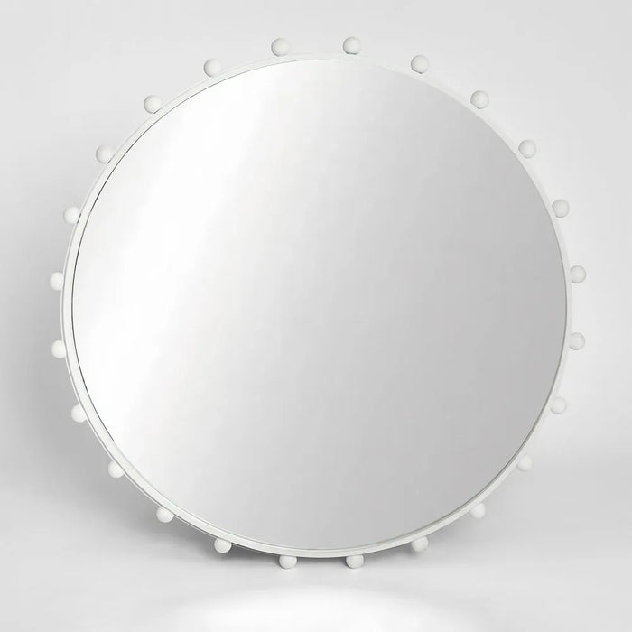 Marga Outdoor White Wall Mirror