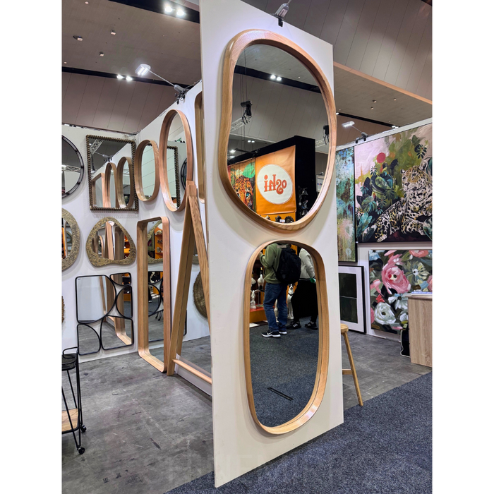 Lyndsey Oak Wall Mirror
