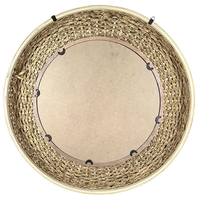 Alden Woven Rattan Wall Mirror