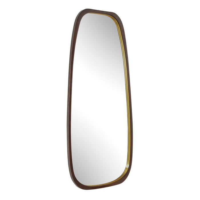 Uttermost Zachari Dark Walnut Wooden Frame Tall Mirror